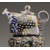 Crazy Quilt Teapot on Donuts
