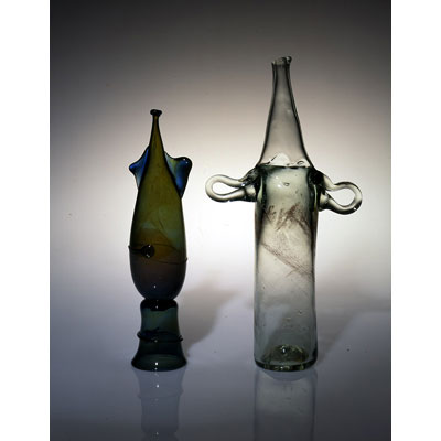 Double Bubble Vessel, Double-Handled Bottle