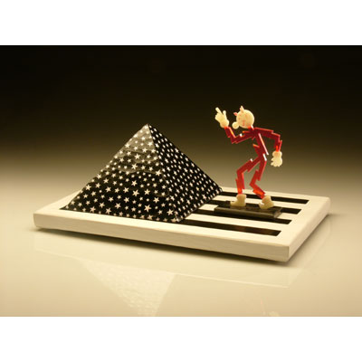 Stars and Stripes Pyramid with Reddy Kilowatt