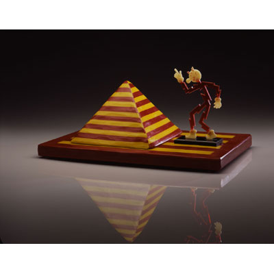 Red & Yellow Pyramid with Reddy Kilowatt